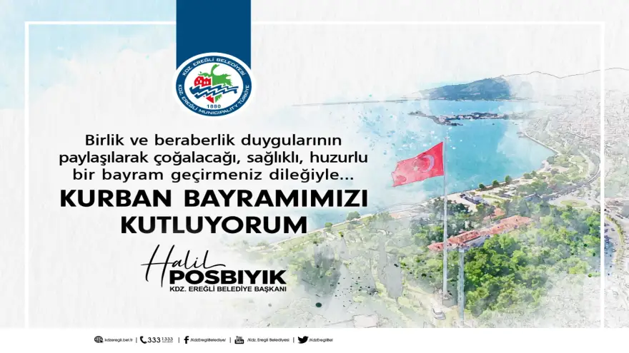 Başkan Posbıyık, Kurban Bayramımızı Kutluyorum...