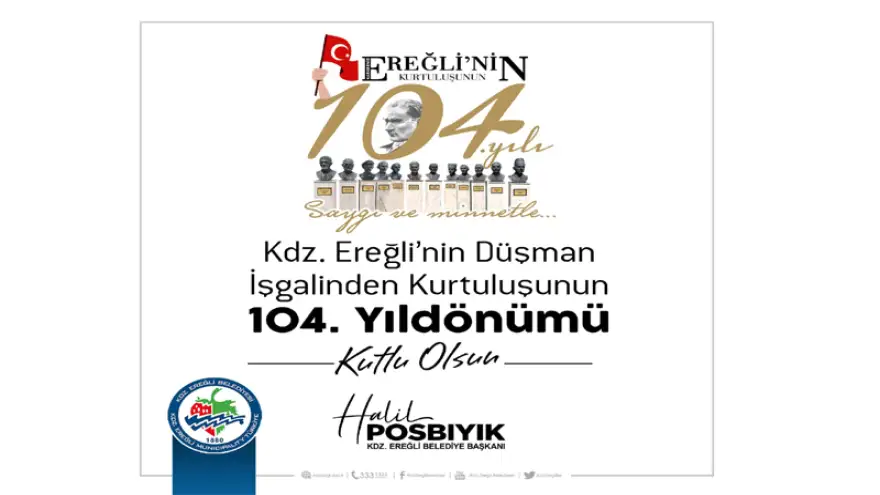 Kdz. Ereğli'nin Kurtuluşunun 104. Yılı