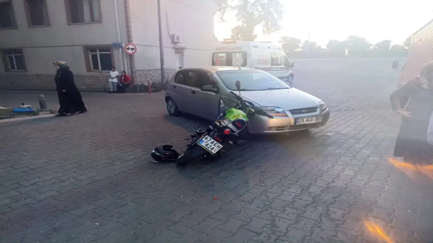 Kafa kafaya çarpıştılar, 1 Yaralı