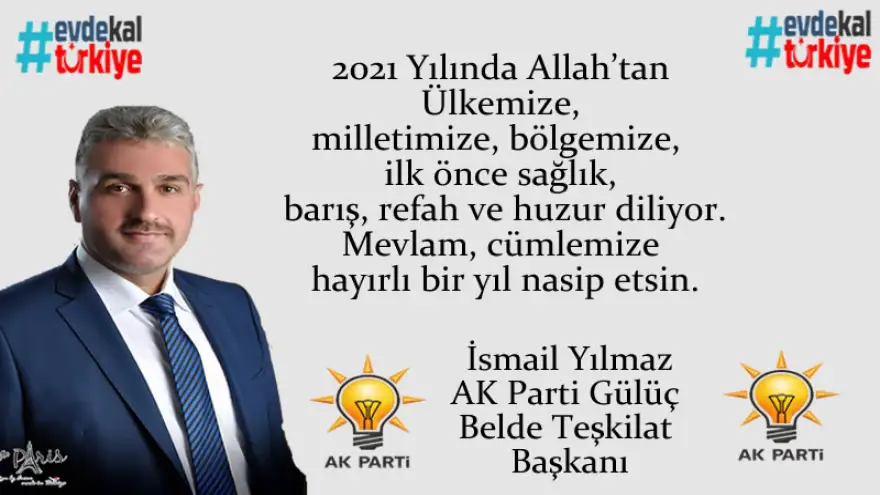 Yılmaz: "Mevlam, cümlemize hayırlı bir yıl nasip etsin"