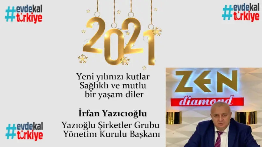 Yazıcıoğlu,yeni yılınızı kutlar, sağlıklı ve mutlu bir yaşam diler