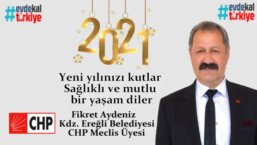 Aydeniz, yeni yılınızı kutlar, sağlıklı ve mutlu bir yaşam diler