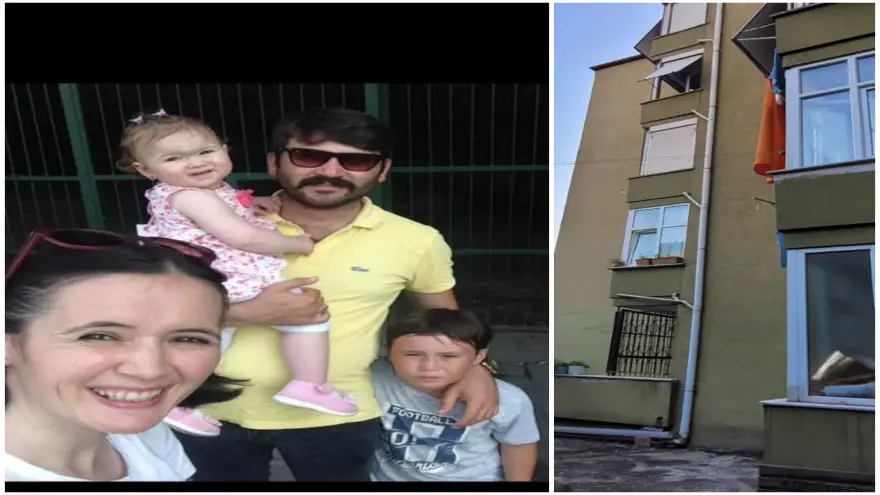 4.Kattan beton zemine düştü, durum ağır..