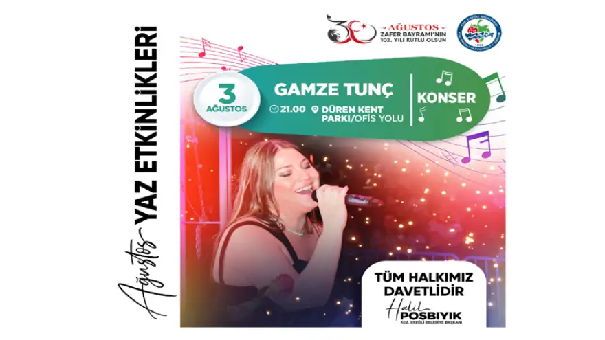 Kdz. Ereğli’de yaz etkinlikleri Ağustos ayında da dolu dizgin devam edecek