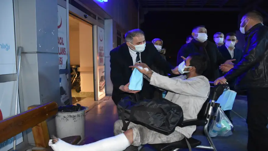 Bozkurt görev başındaki personeli unutmadı