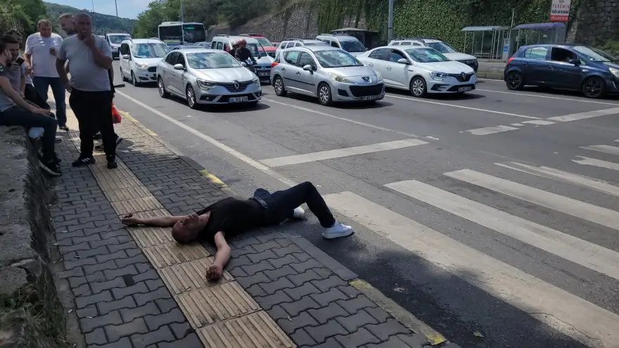 Alkollü şahıs Polis ve sağlık ekiplerine zor anlar yaşattı...