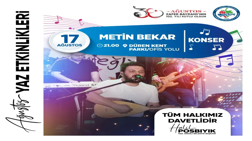 Sahilde sanat ve müzik var!