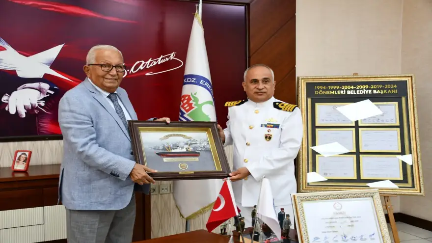 KOMUTAN ÖZTÜRK, BAŞKAN POSBIYIK’A İADE-İ ZİYARETTE BULUNDU