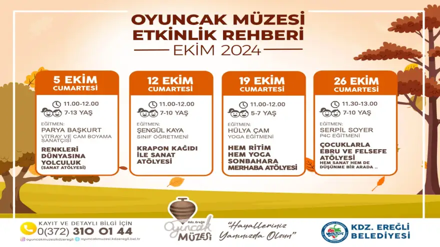 OYUNCAK MÜZESİ EKİM AYI ATÖLYE PROGRAMI