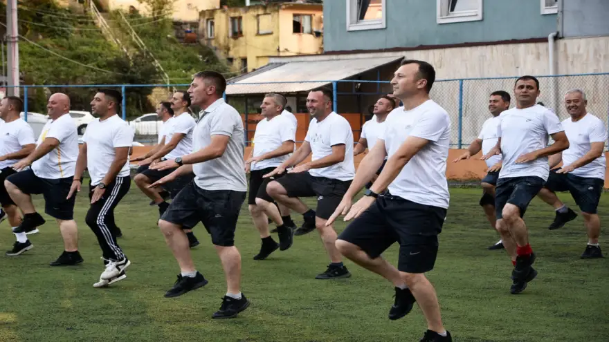 ZABITA SAHAYA İNDİ, SPOR YAPIYOR