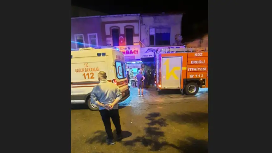 İş yeri yangında büyük zarar gördü...