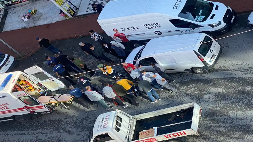 Ticari kamyonet yayaya çarptı...