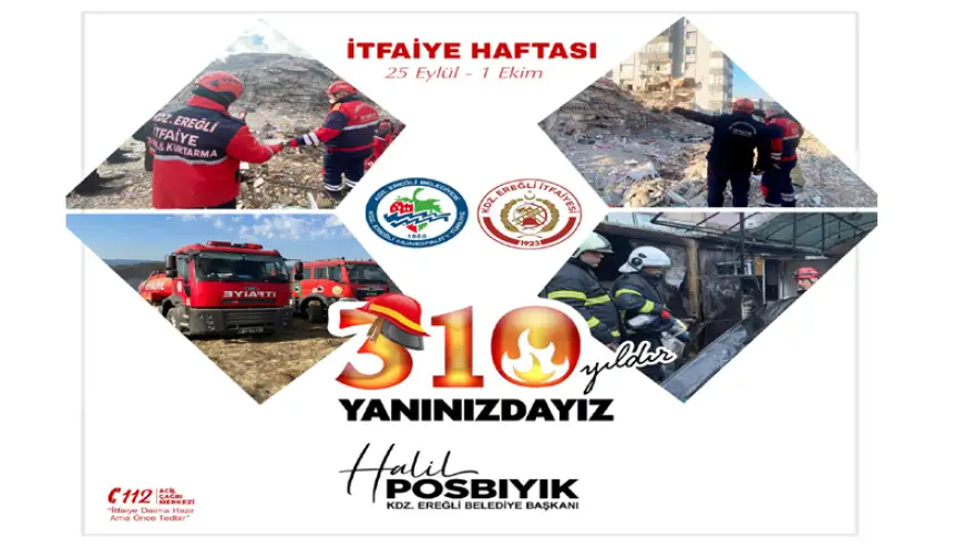 Başkan Posbıyık, İtfaiye Haftasını Kutladı