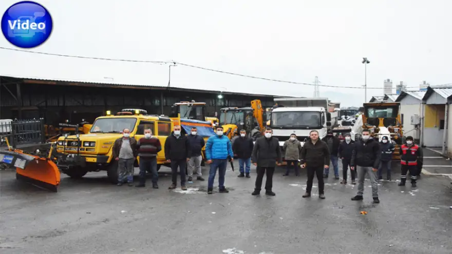 Kdz. Ereğli belediyesi kar yağışına hazır