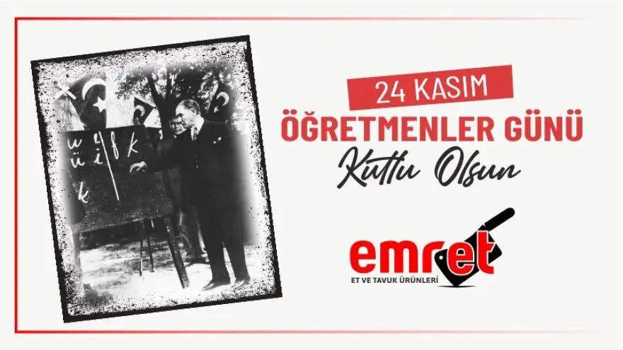 24 Kasım Öğretmenler Günü Kutlu Olsun