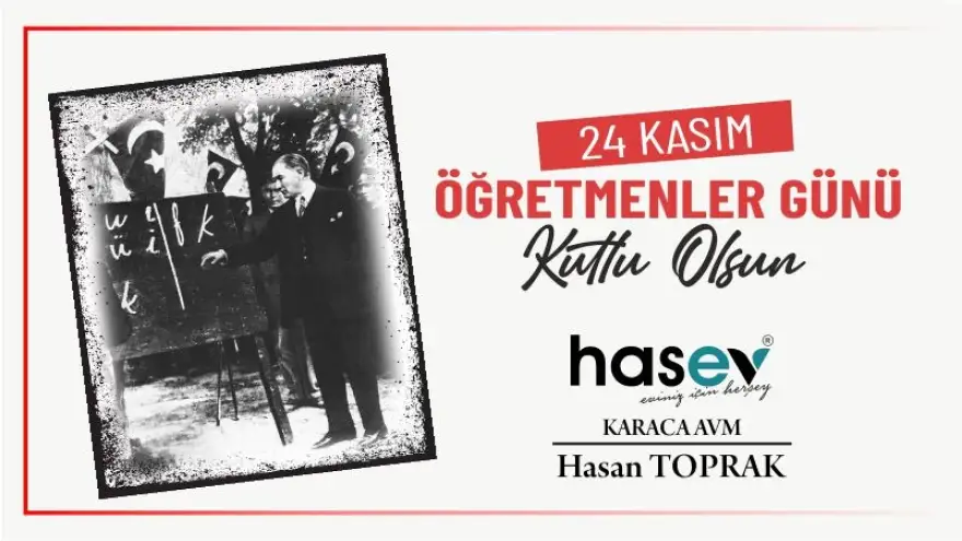 24 Kasım Öğretmenler Günü Kutlu Olsun