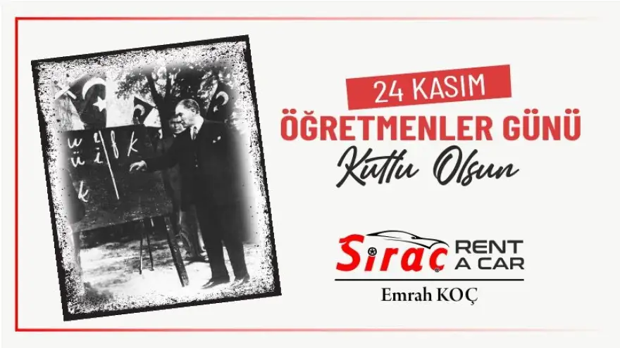 24 Kasım Öğretmenler Günü Kutlu Olsun