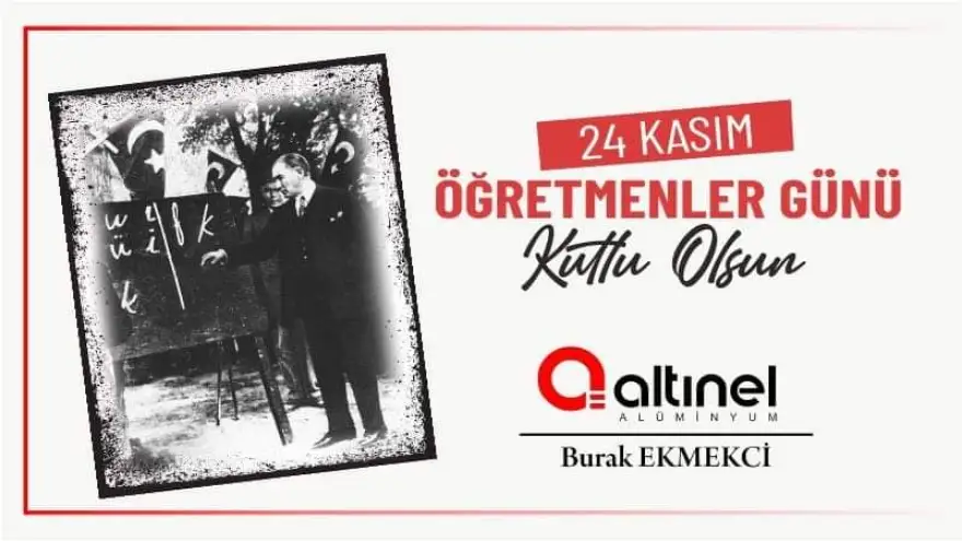 24 Kasım Öğretmenler Günü Kutlu Olsun