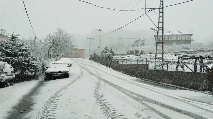 Yüksek kesimler beyaza büründü...