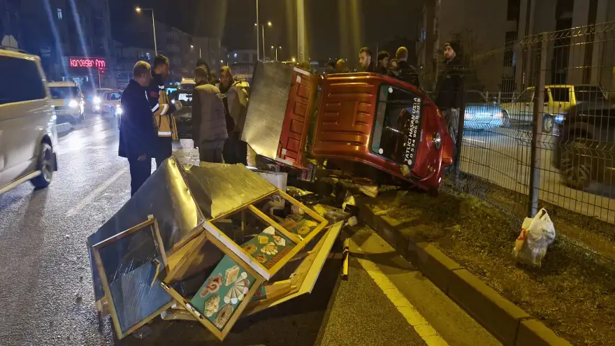 Moped ile otomobil çarpıştı: 1 yaralı