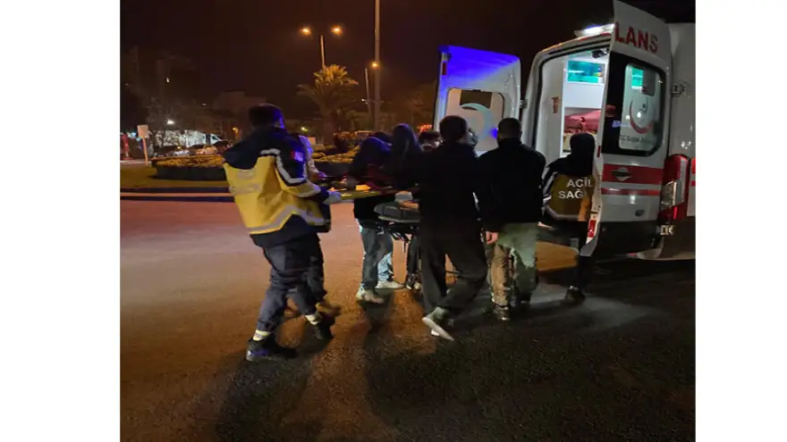 Otomobil sürücüsü yayanın ayağını ezdi...