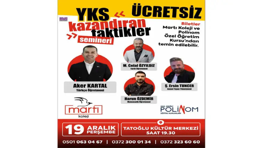 Ücretsiz LGS  ve YKS Kazandıran Taktikler...