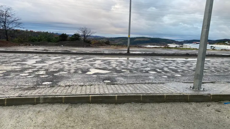 Köstebek çukuruna dönen yolların yapılması isteniyor.