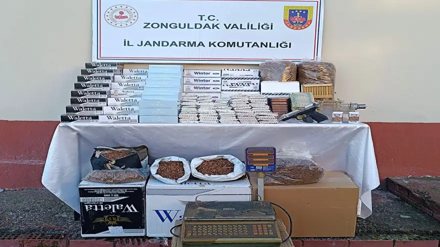 Jandarma'dan 2 İşletmeye tütün operasyonu