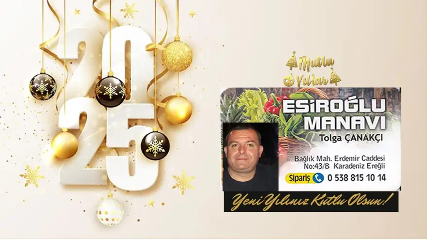 Esiroğlu Manav, Yeni Yılınız Kutlu olsun...
