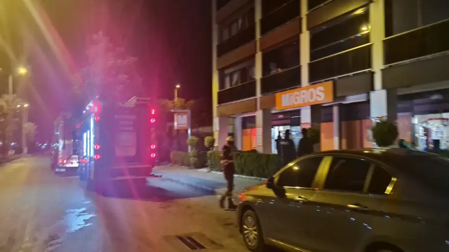 Depoda çıkan yangın paniğe yol açtı...