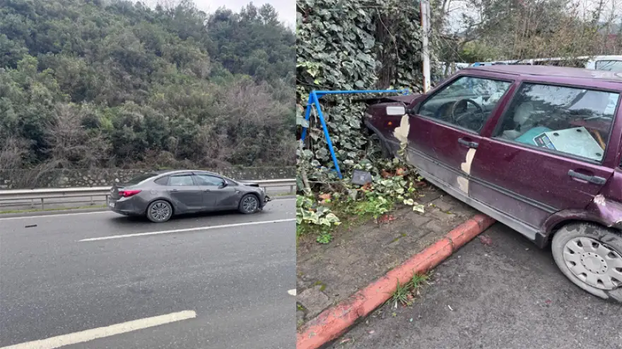 Alaplı yolunda kaza: 1 Yaralı