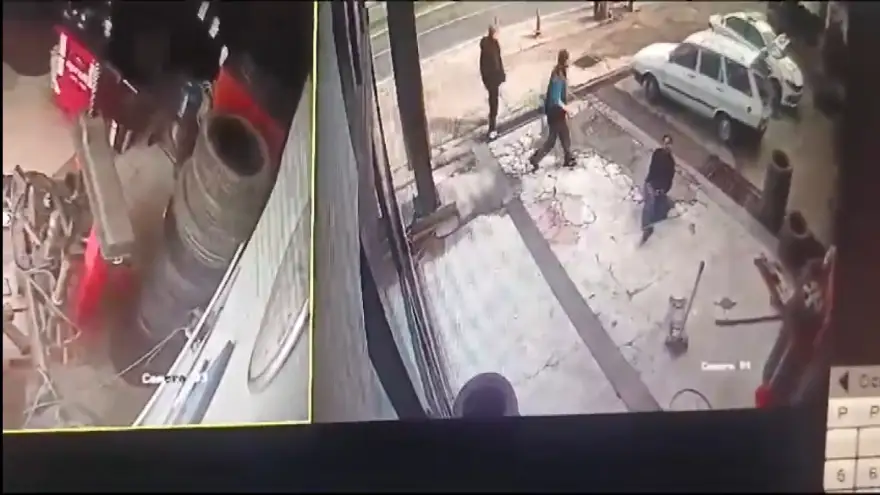 Tamir ettiği lastiğin patlaması sonucu yaralandı...