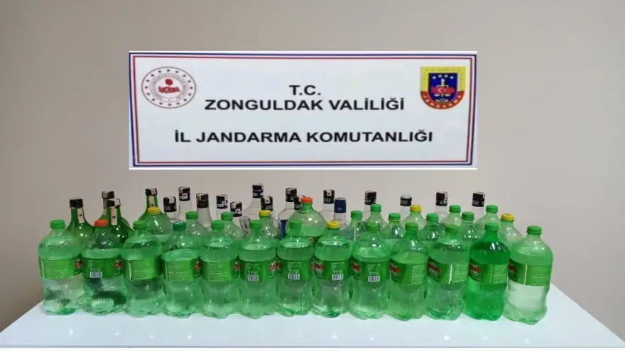 Jandarma'dan sahte alkol operasyonu