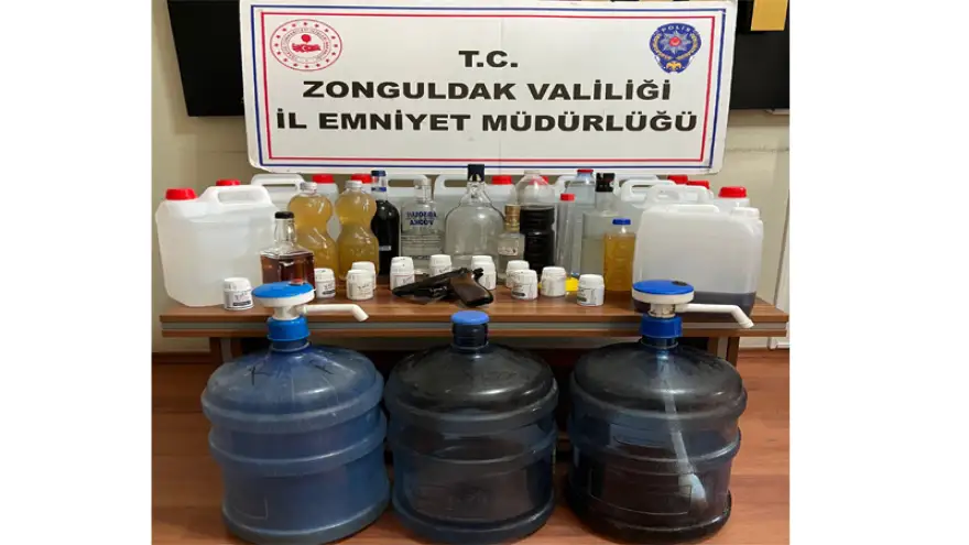 Kdz. Ereğli'de sahte alkol ele geçirildi