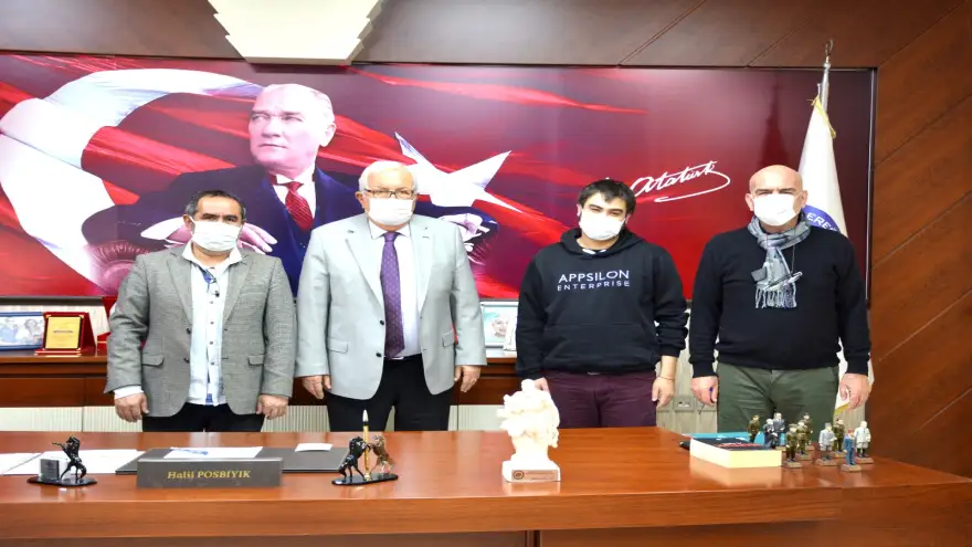 "40 Yaş altı 40" Listesine giren Ereğlili genç girişimciden ziyaret 