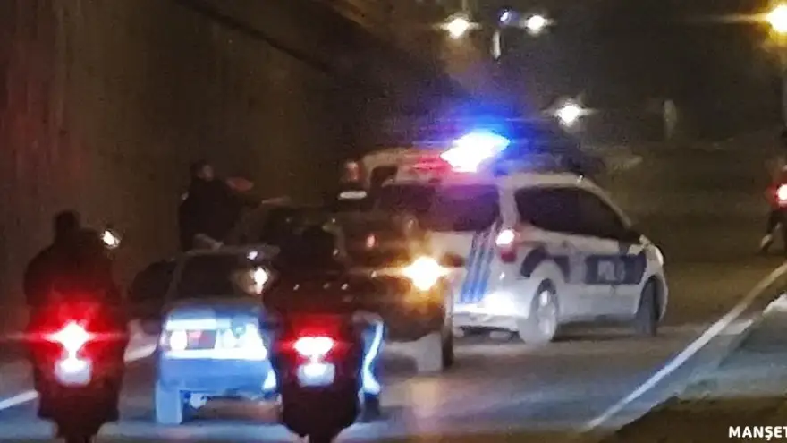 Polisin dur ikazına uymayan sürücü yakalandı