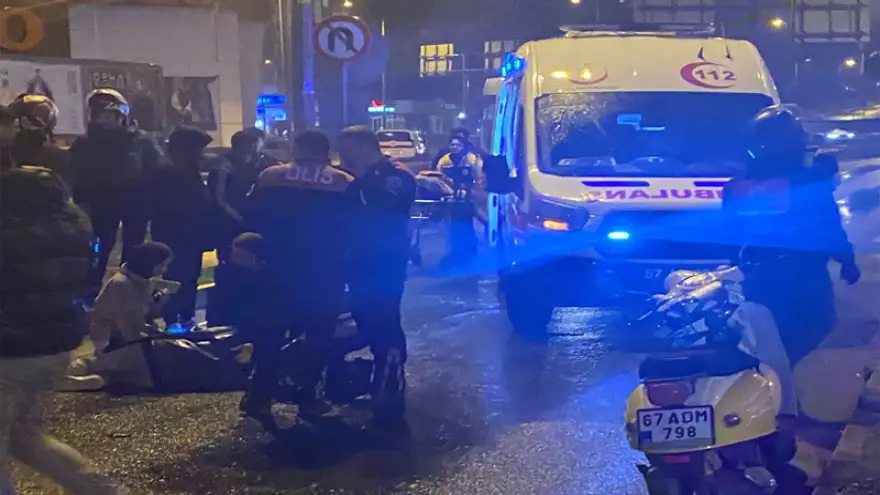 Otomobil ile motosiklet çarpıştı: 1 Yaralı