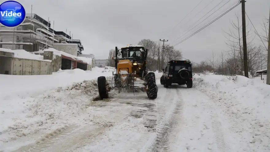 Kdz. Ereğli’de kar küreme ve tuzlama çalışmaları sürüyor