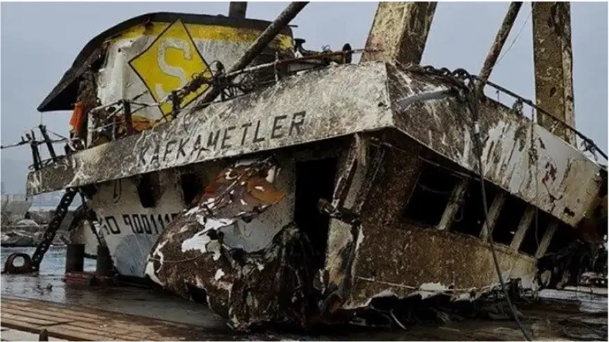 "Kafkametler" adlı kuru yük gemisinin tek tutuklu sanığı  tahliye edildi