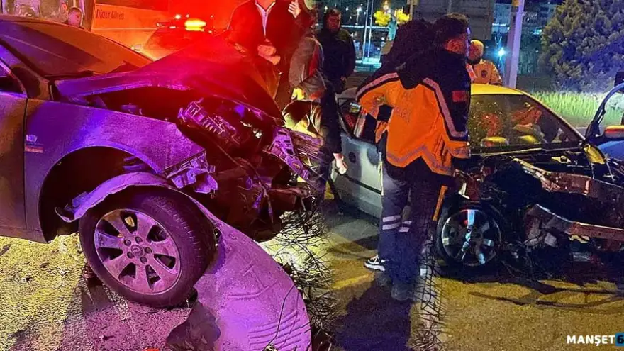 İki ayrı kaza'da 6 kişi yaralandı..