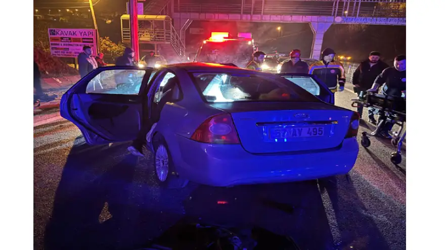Trafik Kazası: 2 Yaralı