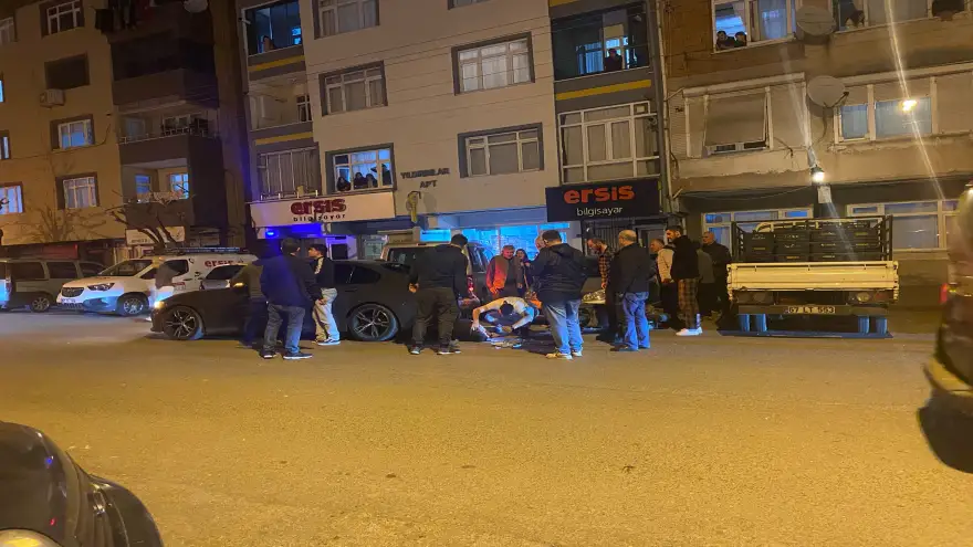 Otomobile arkadan çarptı ağır yaralandı