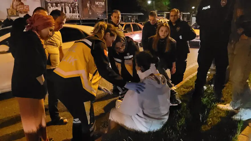 Otomobil ile motosiklet çarpıştı: 1 Yaralı