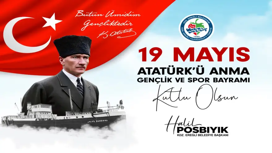 19 Mayıs Atatürk'ü anma gençlik ve Spor Bayramı kutlu olsun