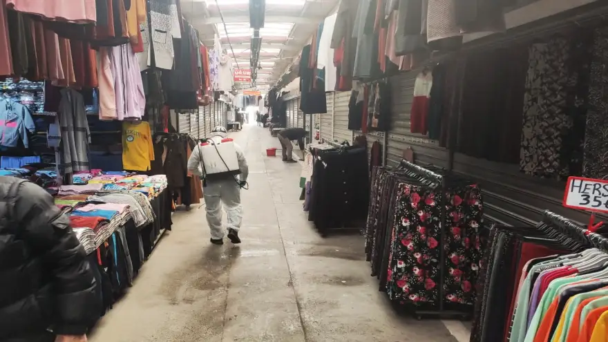 Belediye, dezenfekte çalışmalarını sürdürüyor