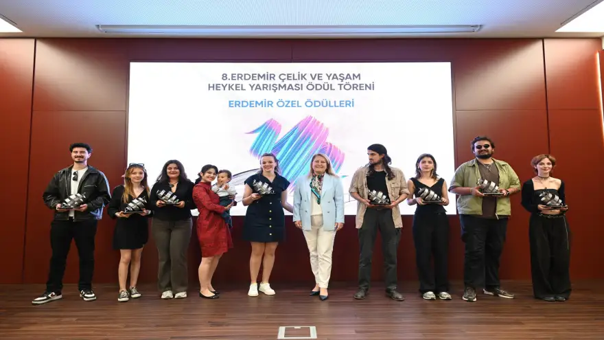 8’inci Erdemir Çelik ve Yaşam Heykel Yarışması’nda ödüller sahiplerini buldu