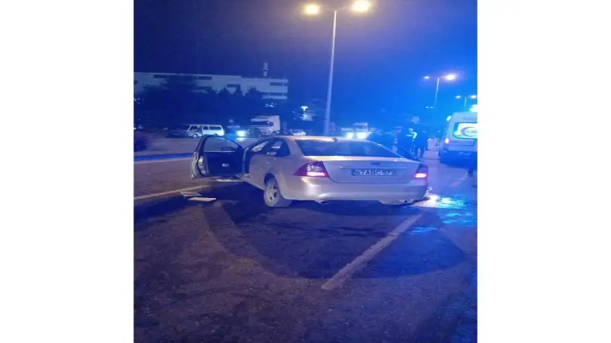 Park halinde ki tıra çarptı..