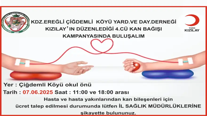 Kan Bağışı Kampanyasına davetlisiniz...