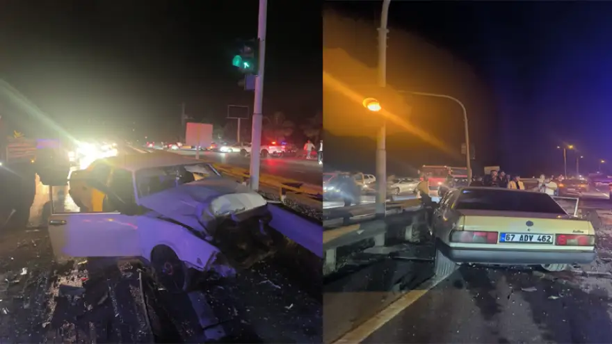 Trafik Kazası: 4 Yaralı