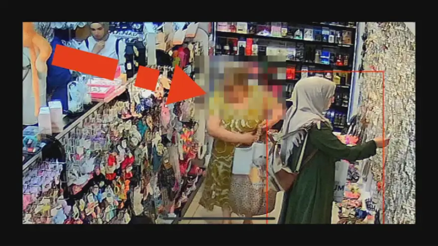 Sayısız ürün çalan hırsız kameraya takıldı...